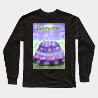 Pretty Birthday design Long Sleeve T-Shirt